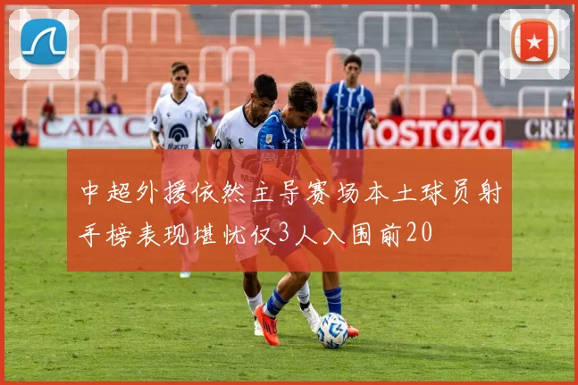 中超外援依然主导赛场本土球员射手榜表现堪忧仅3人入围前20